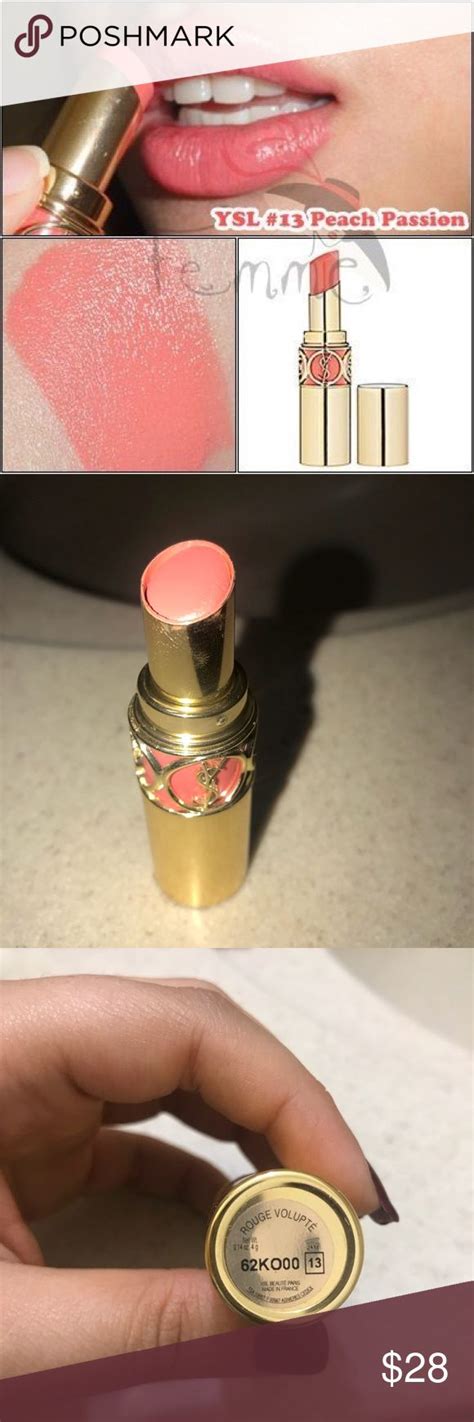 ysl rouge volupte 13 peach passion